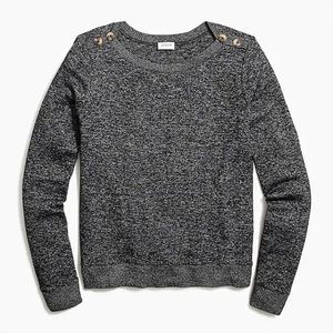 ✨2 for 45✨ Button shoulder top sweater in signature cozy yarn